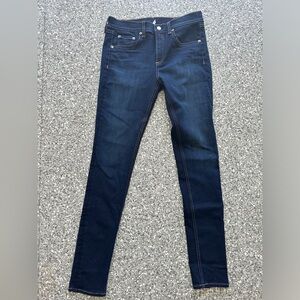 Rag and Bone Dark Wash Skinny Jeans Size 29